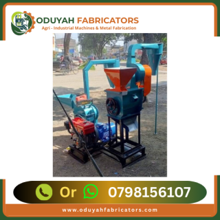 dual power combined poshomill with electric motor and diesel engine for maize milling in Kenya