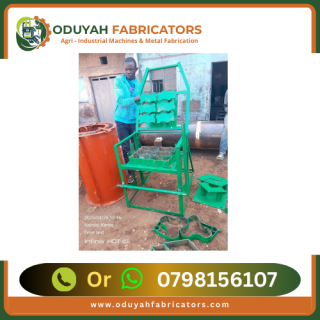 manual 6 pcs cabro block making machine for contractors and paving projects in Nairobi Kenya